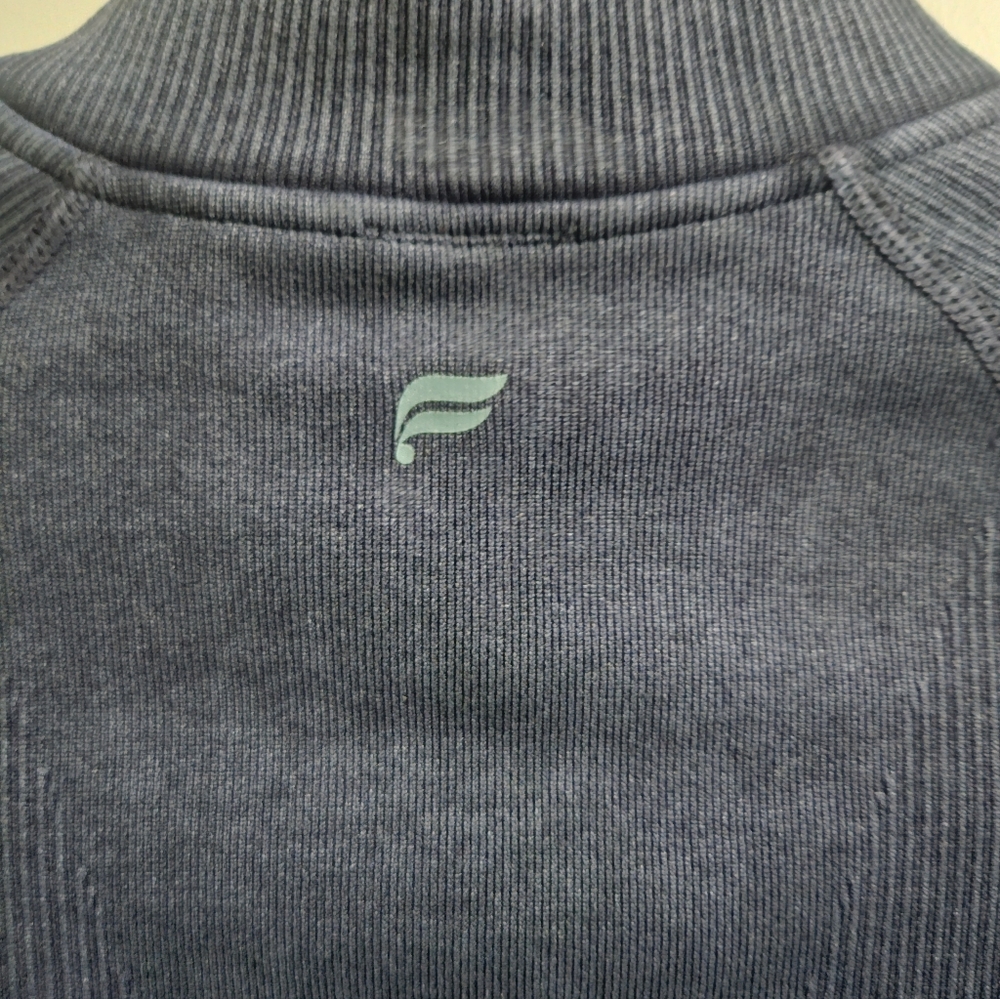 Fabletics Cropped Seamless Zip Up Jacket Washed N… - image 6